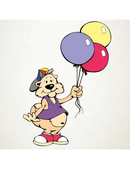 Perro con Globos