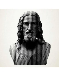 Retrato en vinilo de Jesus de Nazaret