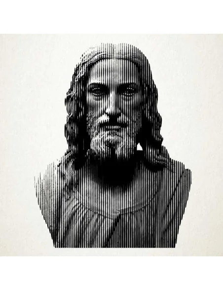 Retrato en vinilo de Jesus de Nazaret