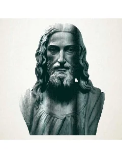 Retrato en vinilo de Jesus de Nazaret