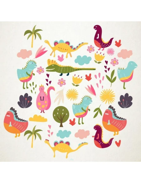 Dinosaurios en la selva