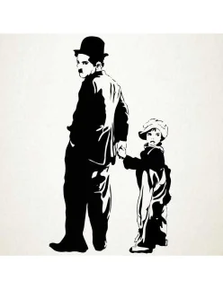 Chaplin y chico