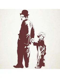 Chaplin y chico